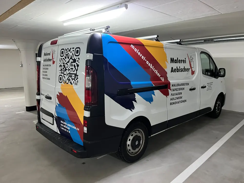 Fahrzeug-Vollfolierung – Referenz von Werbung 360° (Malergeschäft)